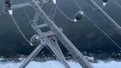 Eksi 22 derecede olta buz tuttu