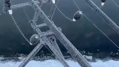 Eksi 22 derecede olta buz tuttu