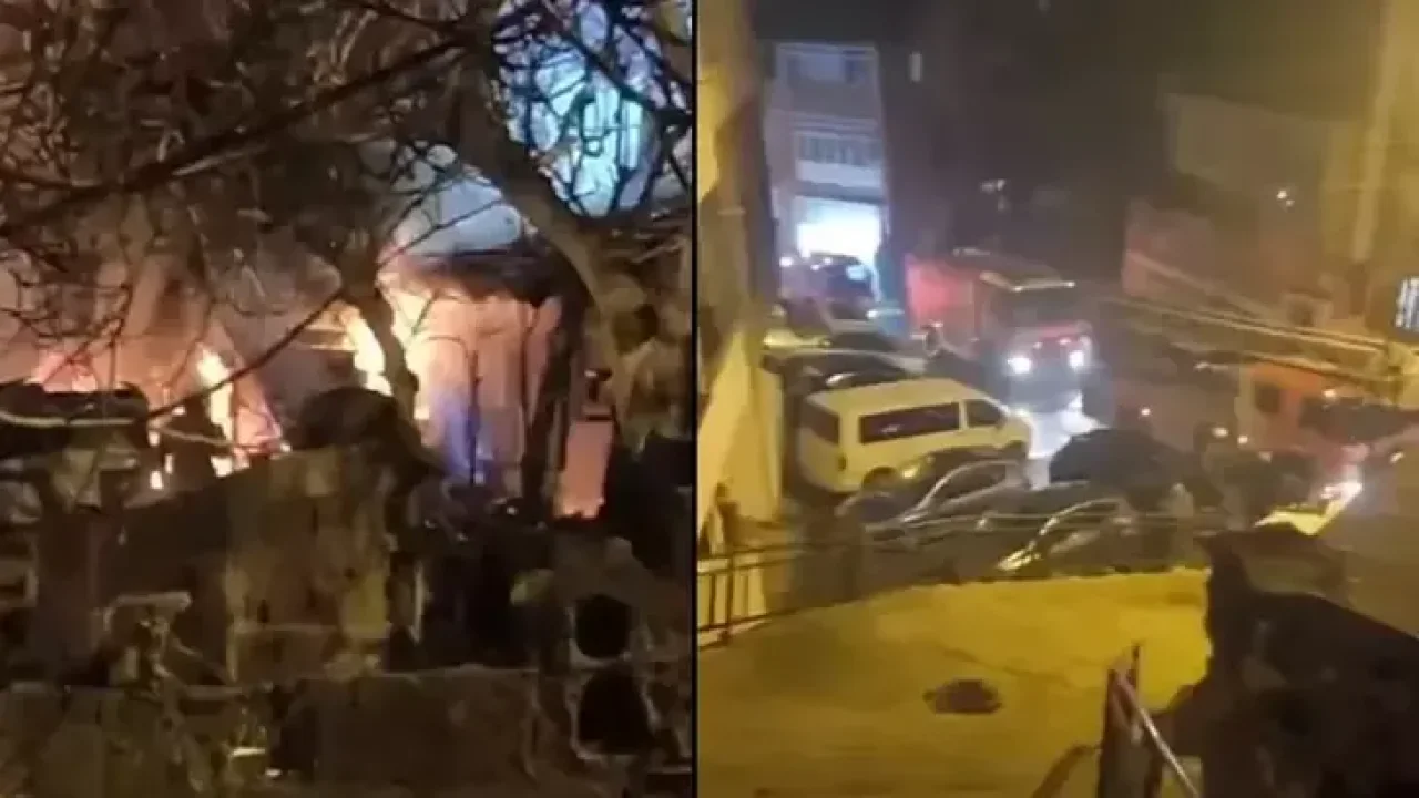 Eyüpsultan'da gecekonduda yangın