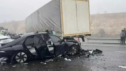 Gaziantep'te 10 araçlı zincirleme kaza