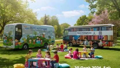 Gezici Kütüphane tatilde yollara çıkıyor