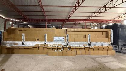 İzmir'de 12 milyon 720 bin kaçak makaron ele geçirildi