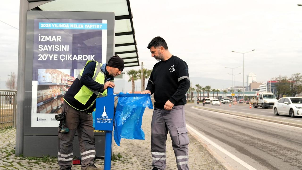 İzmir’de duraklar temiz ve düzenli