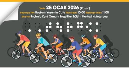 İzmir’de görme engelliler için farkındalık sürüşü