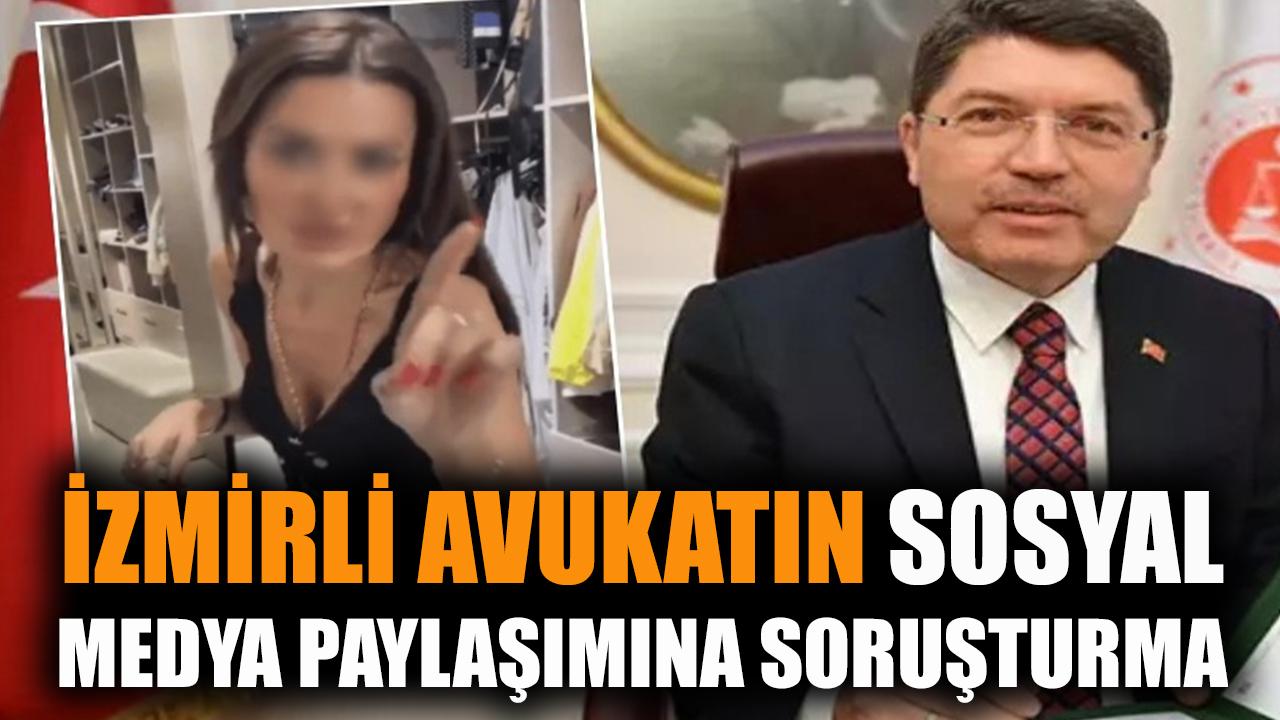 İzmirli avukatın sosyal medya paylaşımına soruşturma