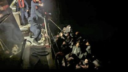 Kaçak geçişe Sahil Güvenlik engeli