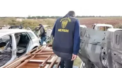 Mersin'de 'change araç' operasyonu