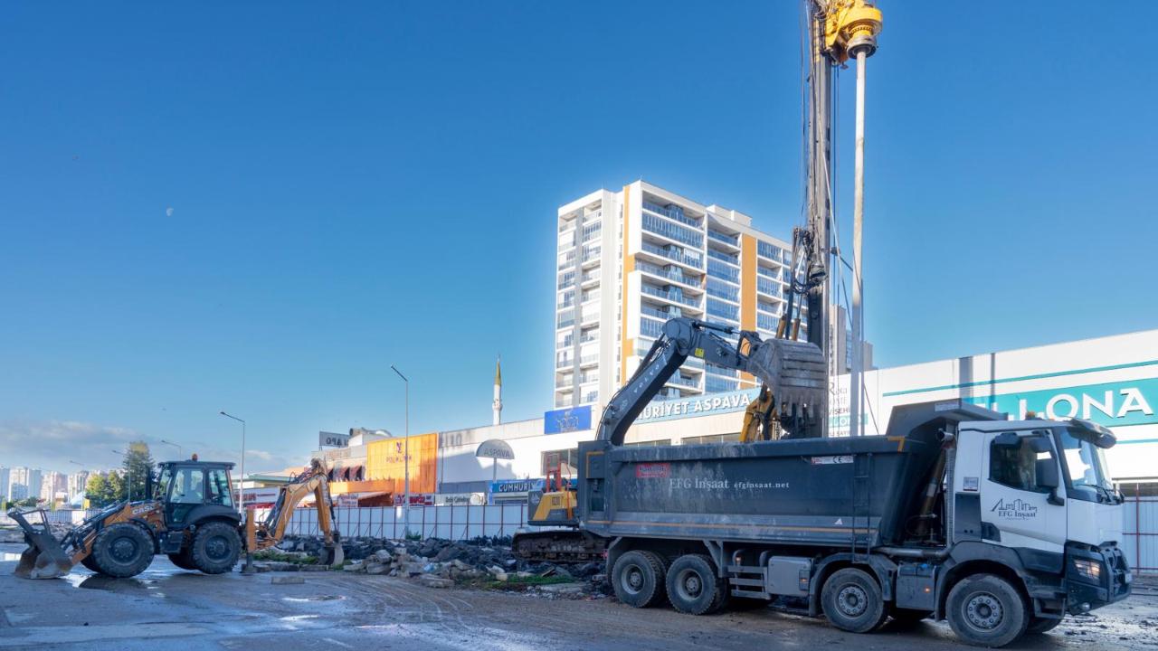 Şemikler Taşıt Üst Geçidi’nin yapımına başlandı