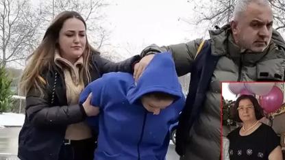 Teyzesinin cesedini kolonyayla yakan şüpheliyle eşi adliyede