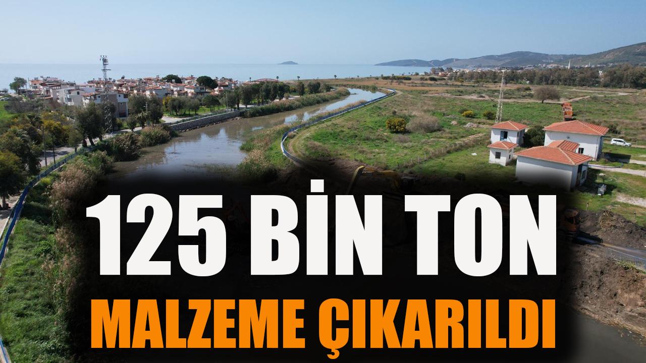 125 bin ton malzeme çıkarıldı