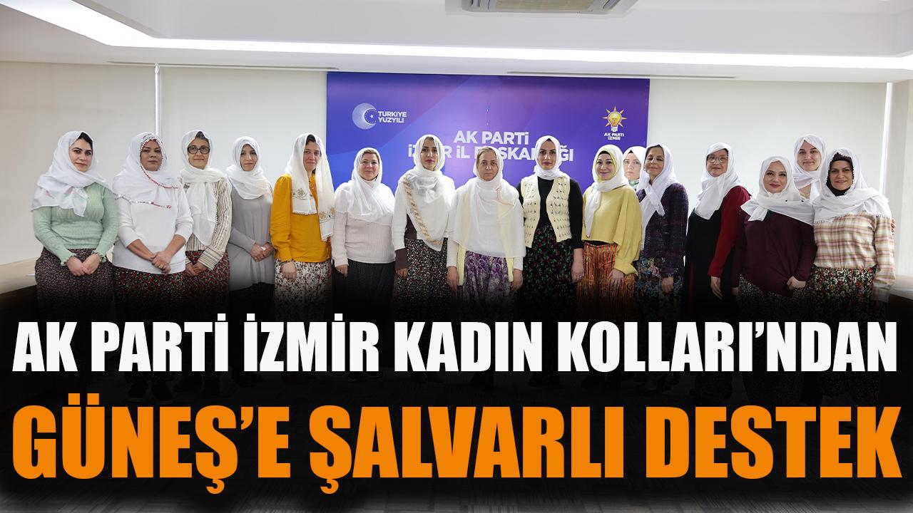 AK Parti İzmir Kadın Kolları'ndan Güneş'e şalvarlı detsek