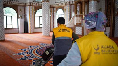 Aliağa'da Ramazan öncesi kapsamlı temizlik