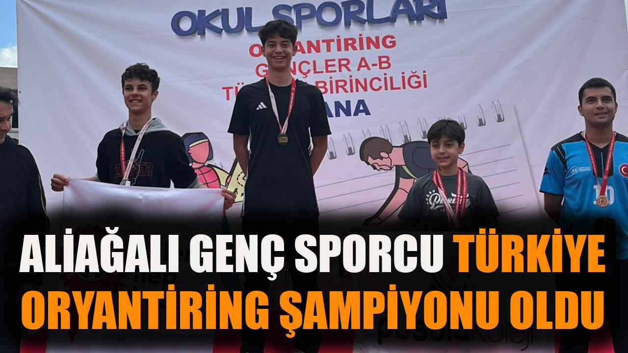 Aliağalı Genç Sporcu Türkiye Oryantiring Şampiyonu Oldu