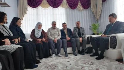 Başsavcı Ali Yeldan'dan, Mihriban'ın ailesne taziye ziyareti