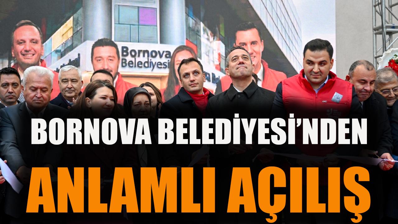 Bornova Belediyesi’nden anlamlı açılış