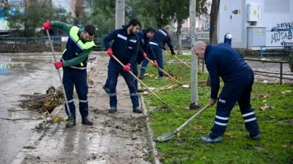 Bornova’da sel seferberliği