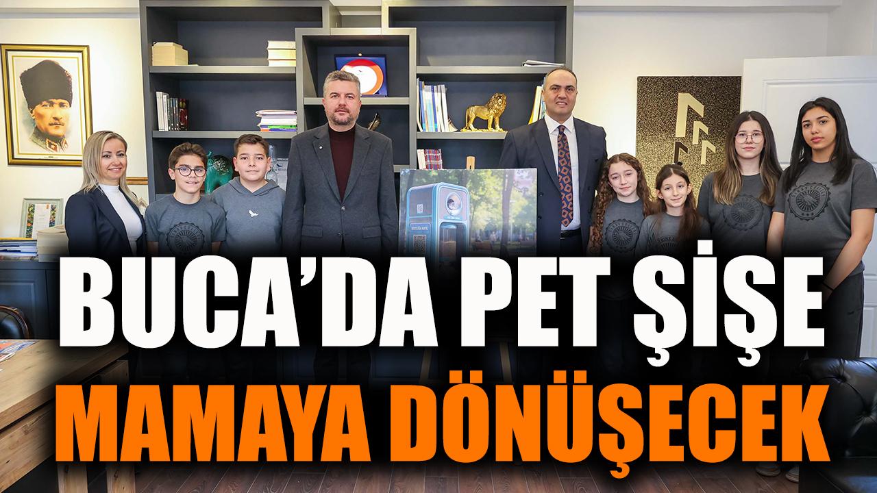 Buca’da pet şişe mamaya dönüşecek