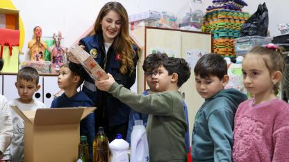 Bucalı minik ellerden büyük iyilik