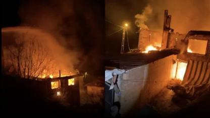 Bursa’da 2 katlı ev alevlere teslim oldu