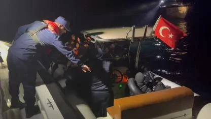 İHA tespit etti, Sahil Güvenlik yakaladı