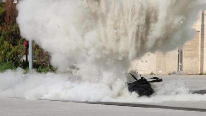İzmir Bölge Adliye Mahkemesi'nde bomba ve tahliye tatbikatı