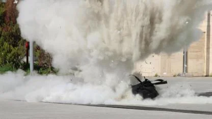 İzmir Bölge Adliye Mahkemesi'nde bomba ve tahliye tatbikatı