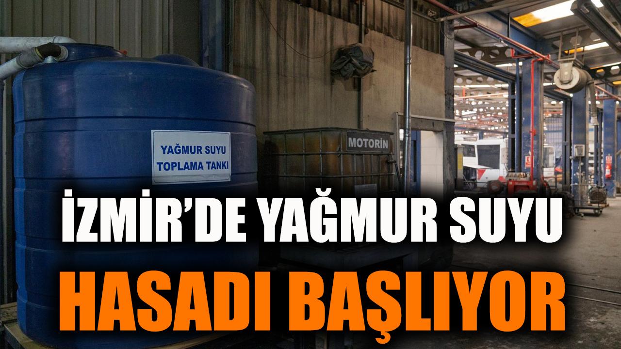 İzmir’de yağmur suyu hasadı yaygınlaşıyor