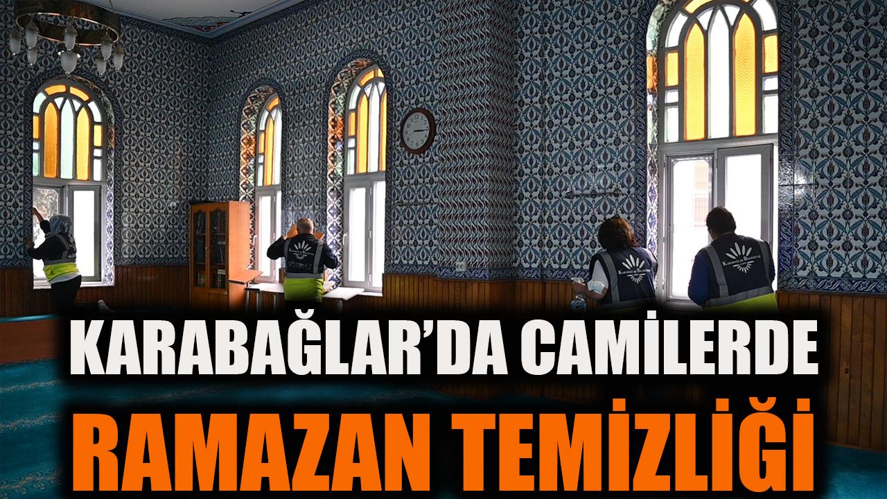 Karabağlar’da Camilere Ramazan Temizliği