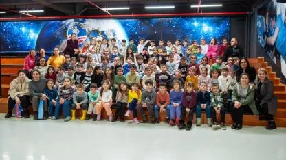 Karşıyakalı anaokulu öğrencileri Uzay Kampı’nda