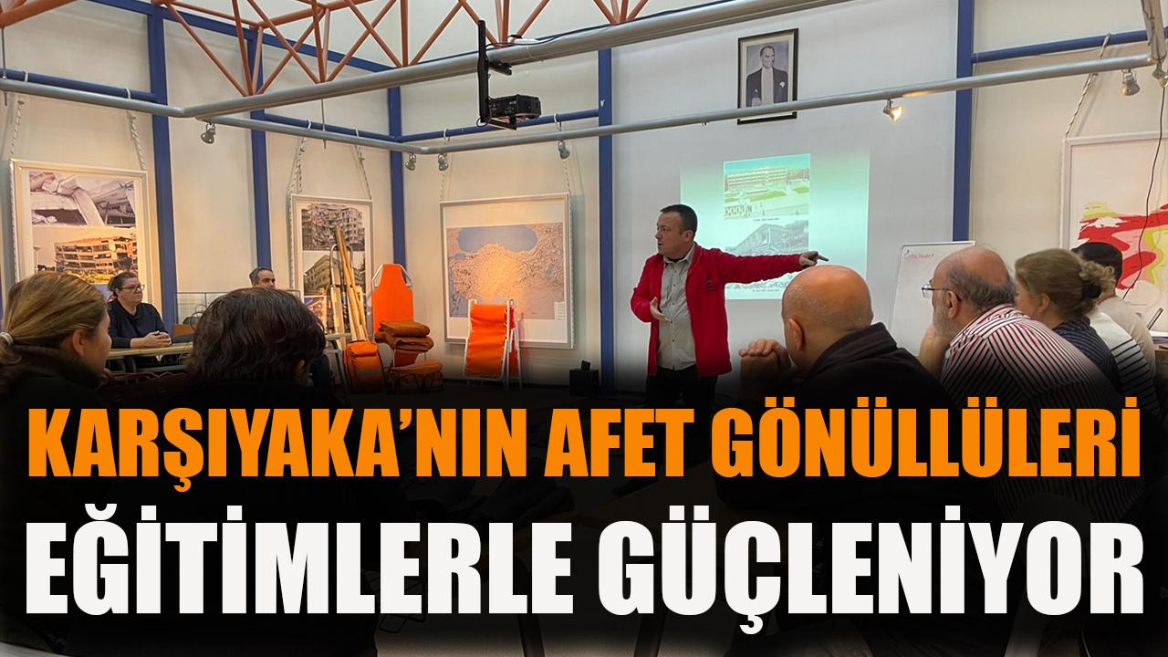 Karşıyaka’nın afet gönüllüleri eğitimlerle güçleniyor