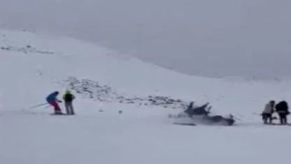 Kayak merkezinde kaza