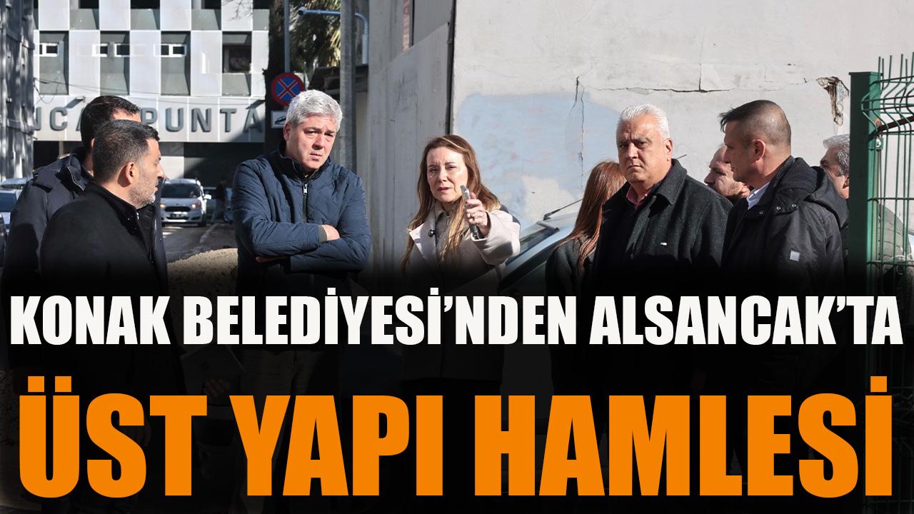 Konak Belediyesi’nden Alsancak’ta üst yapı hamlesi