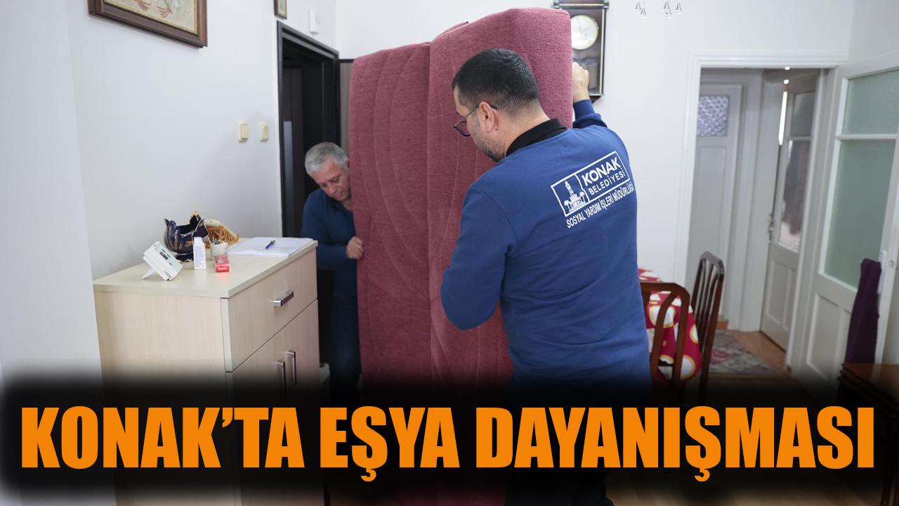 Konak’ta eşya dayanışması