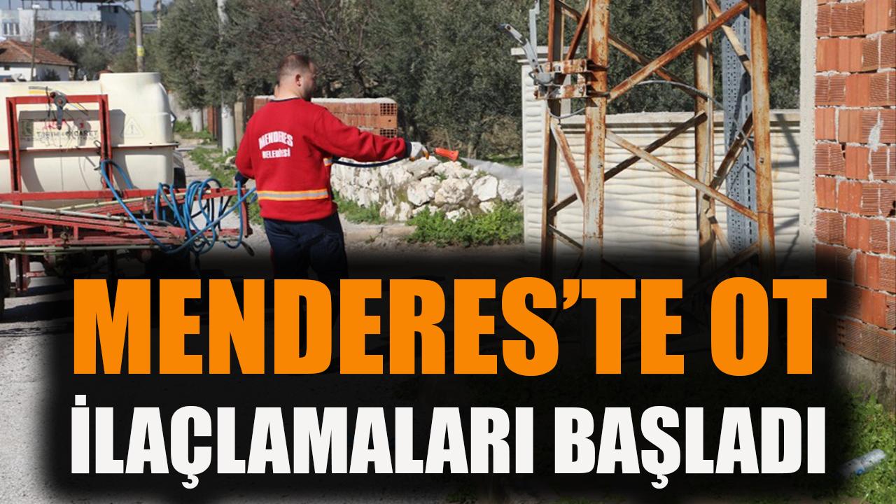 Menderes’te Ot İlaçlamaları Başladı