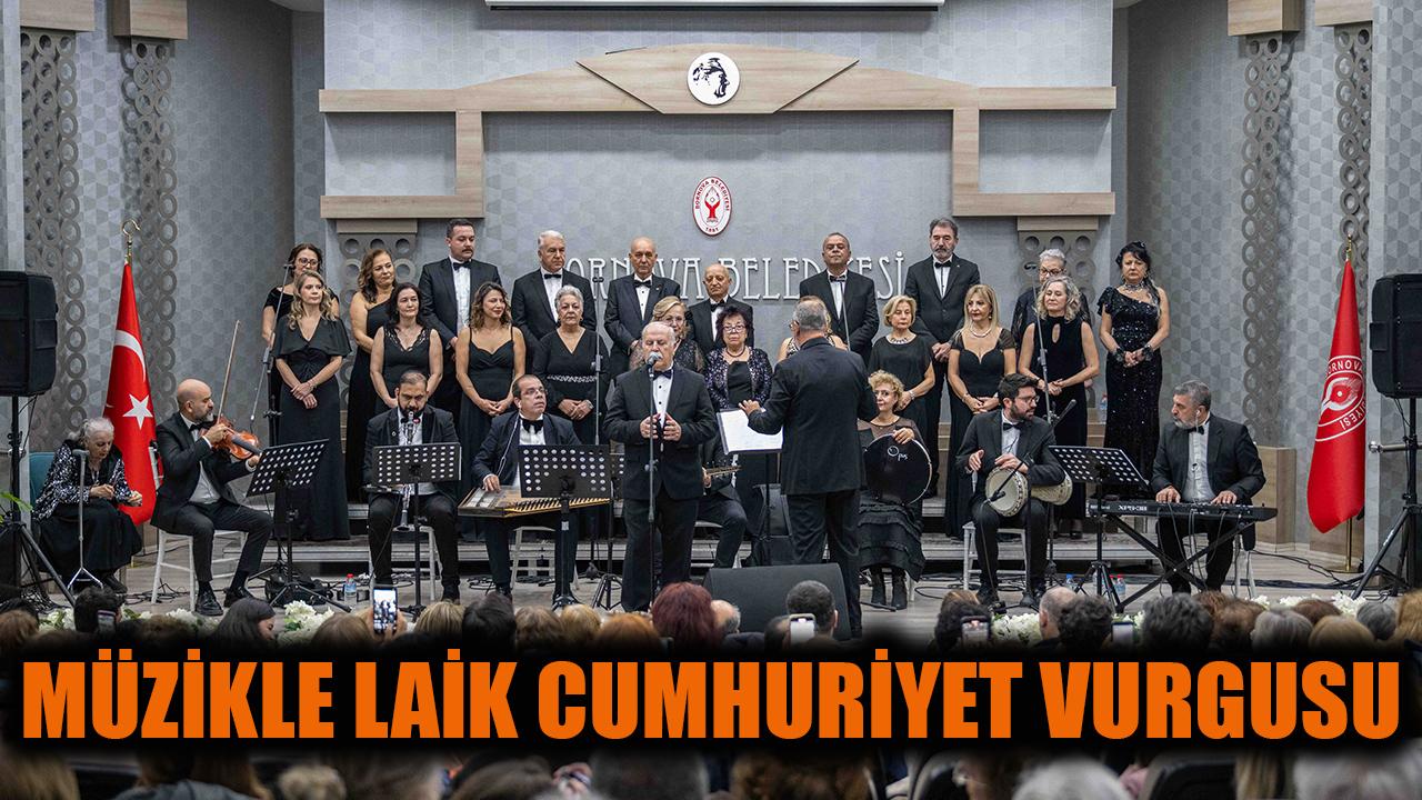 Müzikle laik Cumhuriyet vurgusu