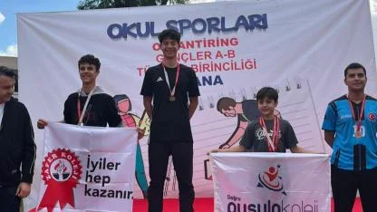 Aliağalı Genç Sporcu Türkiye Oryantiring Şampiyonu Oldu
