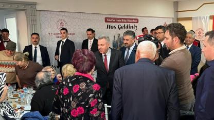 Şehit yakınları ve gaziler ‘Büyük Aile Sofrası’nda buluştu