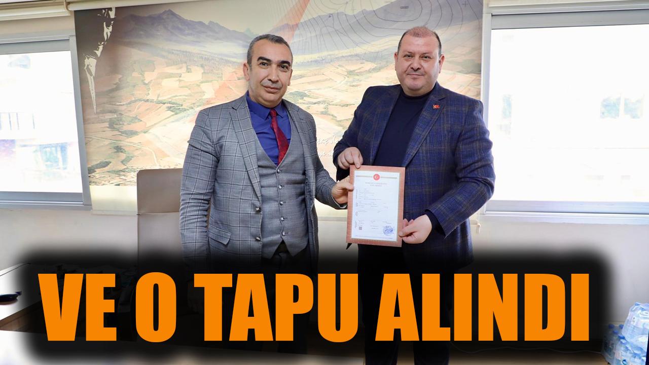 Ve O Tapu Alındı