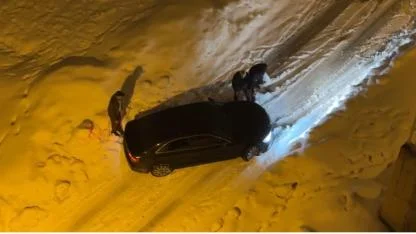 Yüksekova’da kar yağışı