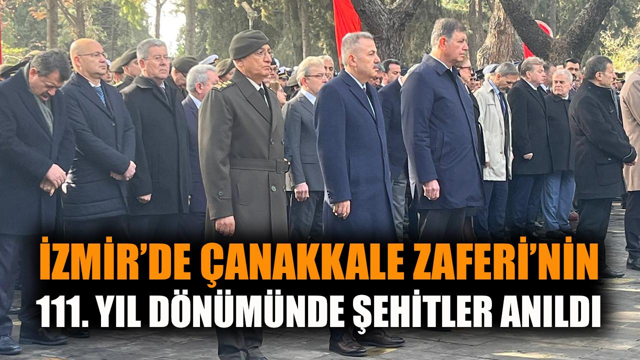 18 Mart Çanakkale Zaferi 111. yıl dönümünde şehitler anıldı