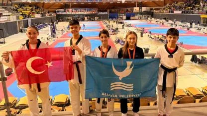 Aliağa’dan Uluslararası Taekwondo Başarısı