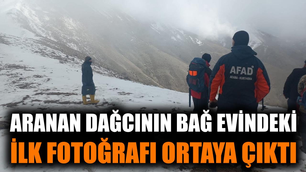 Aranan dağcının bağ evindeki ilk fotoğrafı ortaya çıktı