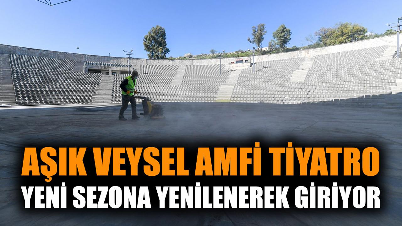 Aşık Veysel Amfi Tiyatro yeni sezona yenilenerek giriyor
