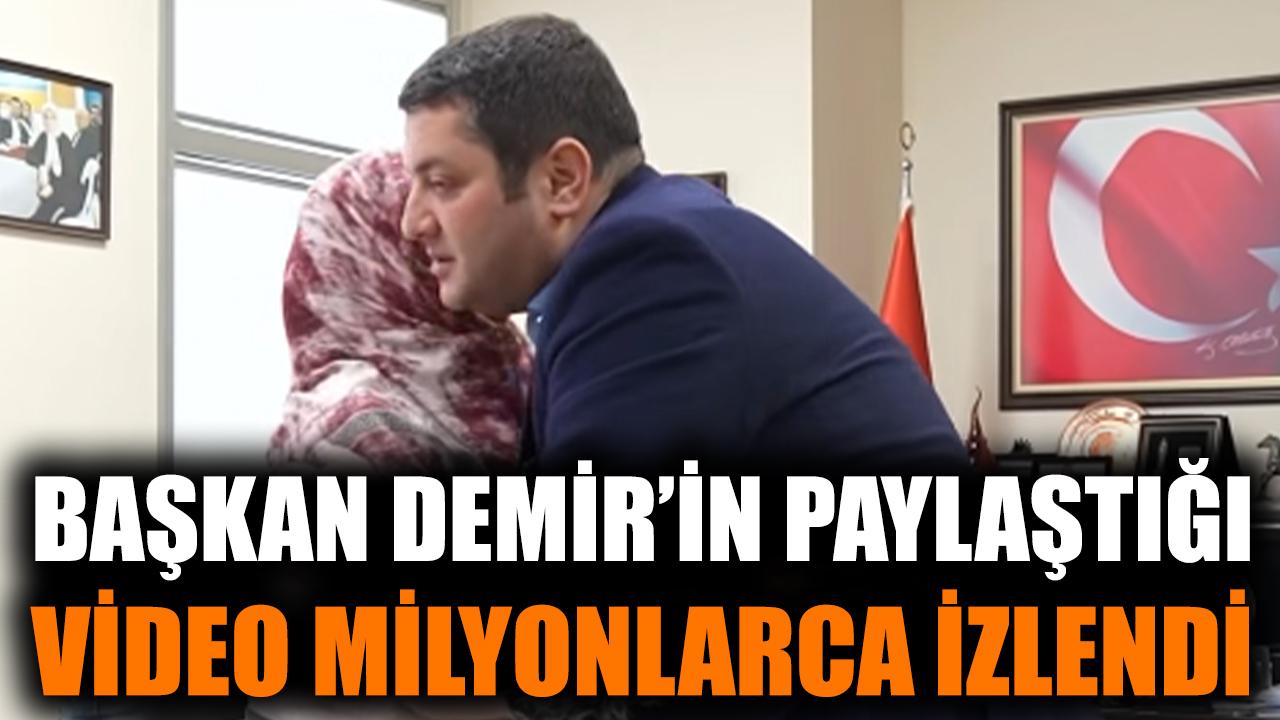 Başkan Demir'in paylaştığı video milyonlarca izlendi