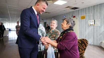 Başkan Görkem Duman’dan huzurevine bayram ziyareti