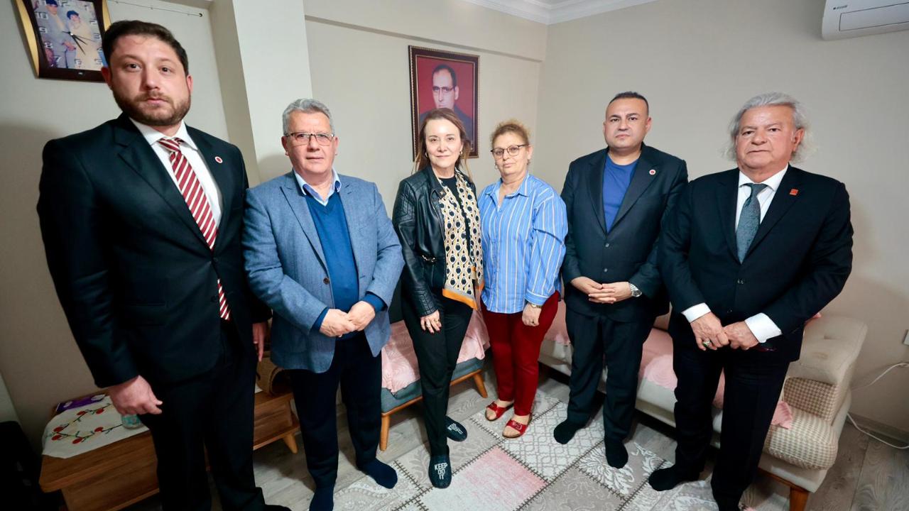 Başkan Mutlu’dan şehit eşine anlamlı ziyaret