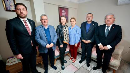 Başkan Mutlu’dan şehit eşine anlamlı ziyaret