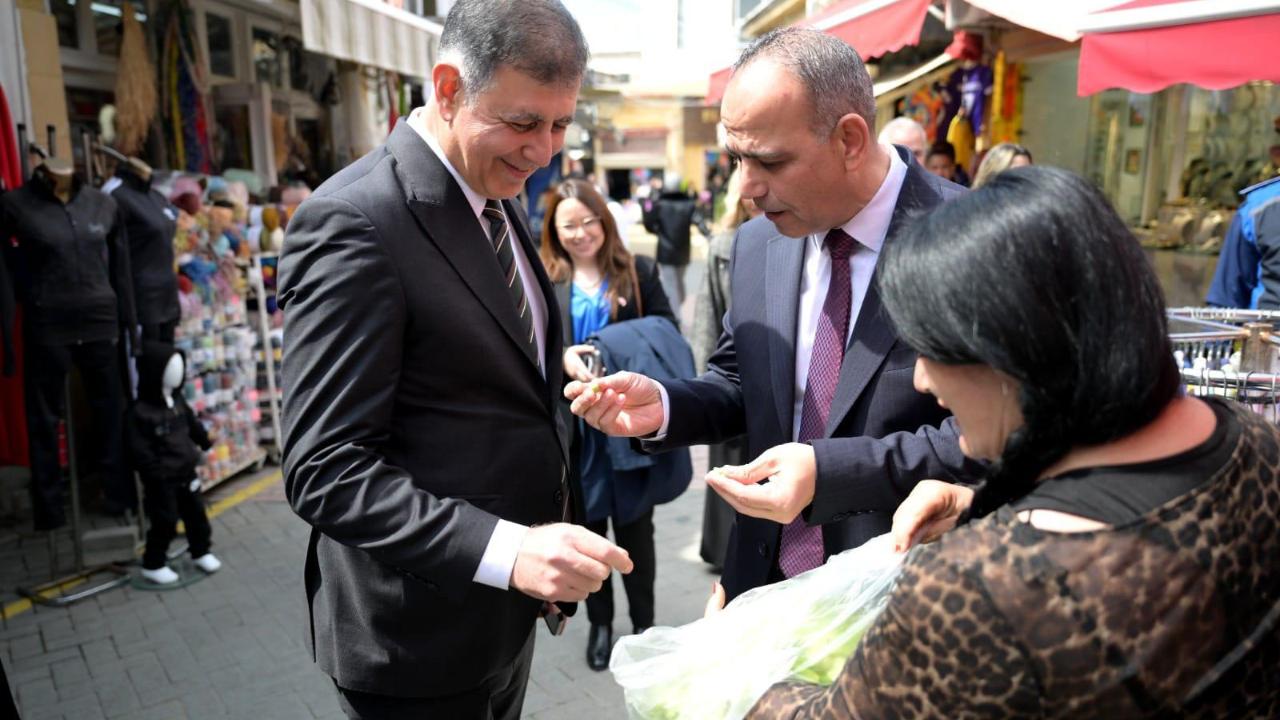 Başkan Tugay kardeş şehir Lefkoşa’da