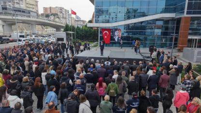 Bayraklı Belediyesi’nde bayramlaşma