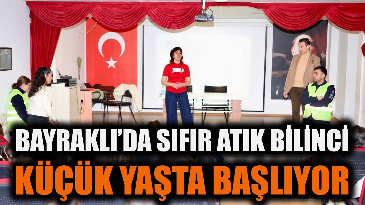 Bayraklı’da sıfır atık bilinci küçük yaşta başlıyor